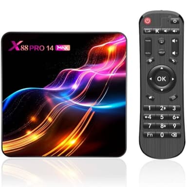 Android TV Box 14.0,Android Box 4GB RAM 32GB ROM RK3528 Quad-Core 64bit Cortex-A53,2025 TV Box Support 4K 2.4G /5G Dual-Band WiFi Ethernet 10/100MUSB 3.0/2.0 Smart Box