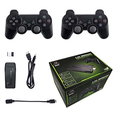 JoyMate Grae M8 - Consola de juegos portátil con 128 G 20000 juegos mini retro arcade Game Console 4 K simulador 2.4G Wireless Control para dos personas