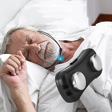 Walkervo Dispositivo Inteligente Antirronquidos Anti Ronquidos Soluciones Masajeador De Mentón Antirronquidos Portátil Instrumento para Dormir para Ayudar A Dejar De Roncar Dispositivo