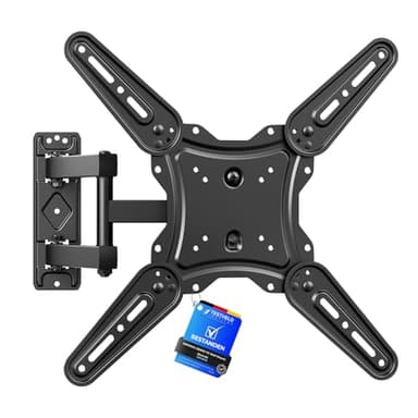 GRIFEMA GB1010 Soporte TV Pared para Pantallas 26–65″ – Soporte Televisión Giratorio Inclinable Articulado con Brazo Extensible, Soporta 35 kg, Máx VESA 400x400mm, Montaje Fácil