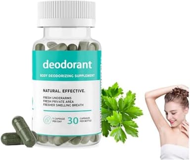 Desodorización Corporal, Desodorante de Cuerpo Completo, desodorante interno, Suplementos desodorantes para mujeres y hombres, fresco de la cabeza a los pie