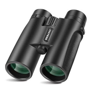 Prismaticos Profesionales para Adultos 10x42 Prismaticos Largo Alcance, Antiniebla e Impermeables, Prismas BaK4 y Lentes FMC, Potentes Binoculares para Observación de Aves, Caza, Senderismo