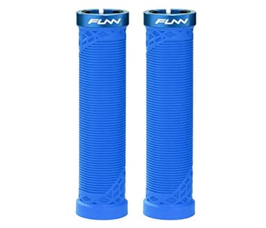 Funn Hilt Puños de Manillar para Bicicleta de Montaña con Abrazadera de Bloqueo Único, Puños de Manillar de Bicicleta Ligeros y Ergonómicos con Diámetro Interior de 22 mm (Azul)