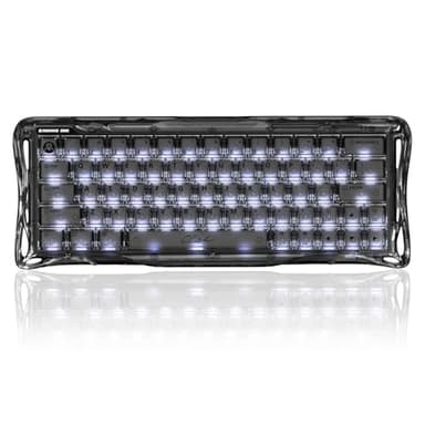 GravaStar Mercury V60 Teclado Gaming Magnético, 8000Hz Polling Rate, Rapid Trigger Switches Hall Effect, Precisión 0.005mm, Hot-Swap, RGB - Onyx Crystal