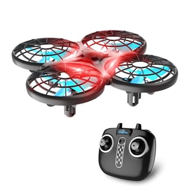 Loolinn | Dron para Niños de Regalo - Mini Drone Cuadricóptero RC con Tecnología Anti-Colisión Automática/Acrobacias de 360° / Seguro para los Niños/Fácil De Volar / C0 (Regalo de los Niños)