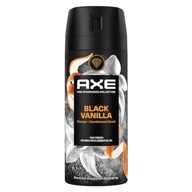 Axe Desodorante en aerosol para hombre Black Vanilla Fragancia Premium 150ml