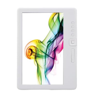 Plyisty Lector de Libros E de 7 Pulgadas, Color E Ink Display, 512m Ram, con Música, Video, Función Fotográfica, Tamaño y Brillo de Fuente Ajustable, Estuche Protectora y Auriculares (8G)