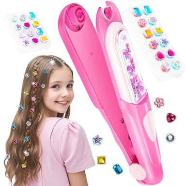 JoyJoyful Regalos Niñas 5 6 7 8 9 10 Años, Diadema Accesorios para El Cabello Juguetes Niñas 7-12 Años, Regalos Cumpleaños para Niñas 8 9 10 Años, Divertido Kit de Decoración para El Cabello