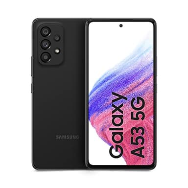 Samsung Galaxy A53 A536B 5G Dual SIM EU 256 GB, Android, Negro, 8 GB RAM, SM-A536BZKLEUE