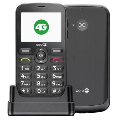 Doro 1880 4G Teléfono Móvil Desbloqueado Seniors - Teclas Digitales Hablando - Sonido Claro - Cámara - Bluetooth - Tecla de Asistencia - Teléfono Móvil Básico sin Internet