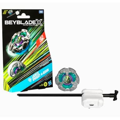 Beyblade X, Kit Inicial Lance Knight 4-80HN con Top y Lanzador
