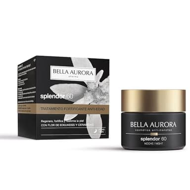 BELLA AURORA - Splendor +60 Crema de Noche, Tratamiento Fortificante Antiedad, Activos Última Generación y Extractos Naturales