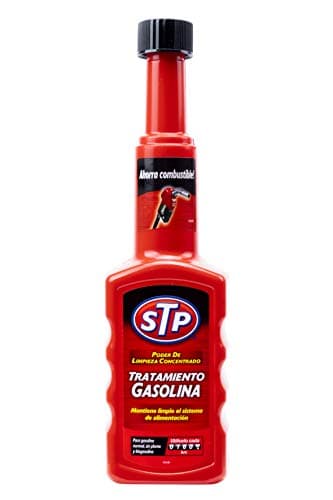 STP Tratamiento para Motores de Gasolina, Mejora Aditivos, Reduce Emisiones y Consumo de Combustible, Limpia Inyectores y Válvulas, Combate Óxido y Corrosión, 200ml, El embalaje puede variar