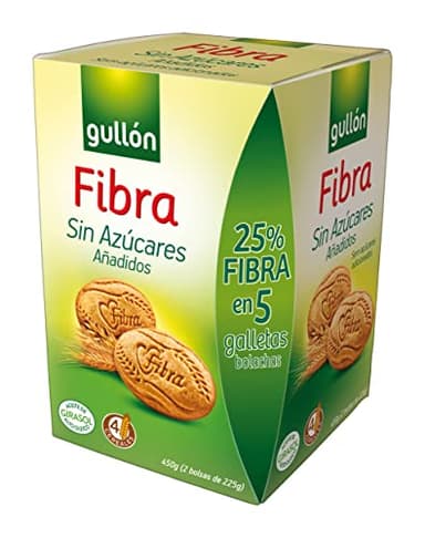 Gullón Galleta Fibra sin Azúcar, 450g