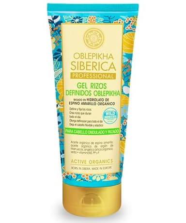 Gel de Rizos definidos con Hidrolato de Espino Amarillo Orgánico - Método Curly Define sin Apelmazar, Controla el Frizz - 200 ml