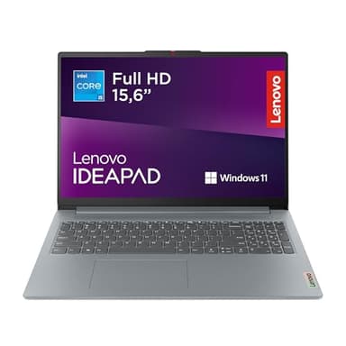 Lenovo IdeaPad Slim 3 Gen 8 – Ordenador Portátil 15.6" FHD (Intel Core i5-13420H, 16 GB RAM, 512 GB SSD, Intel UHD Graphics, Wi-Fi 6, Win 11 Home, Office Trial) Teclado QWERTY Español - Gris Ártico
