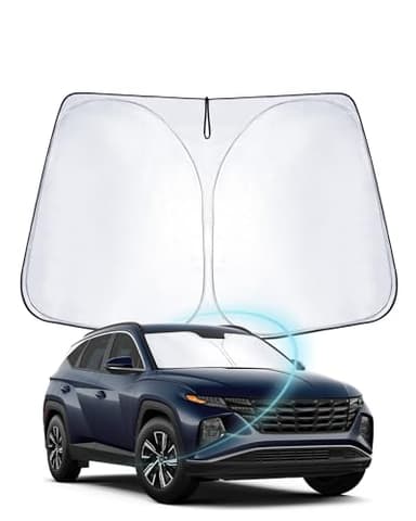 WEIPIN Parasol Compatible con Hyunda-i Tuc-Son NX4 2021 2022 2023 2024 2025, Parasol de Coche para Parabrisas Delantero para Tuc-Son NX4 Accessori con refrigeración Anti UV, protección Interior