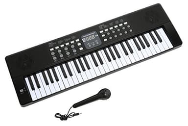 Axman LP5450- Teclado/keyboard con micrófono y conector de alimentación
