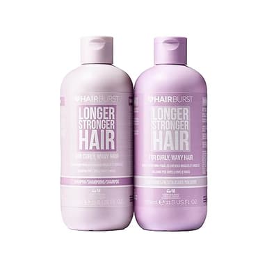 HAIR BURST Champú y Acondicionador para Rizos — Sin Sulfatos parabenos, Método CGM - Aminoácidos, Almendra, Aceite de Cereza - Anti-encrespamiento e Hidratante