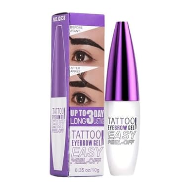 Tinte de cejas | Pele el gel de cejas | Pele el gel de cejas | Anti-transferta y anti-inundaciones con cejas de despego para cejas más suministradas y definidas. Constituir