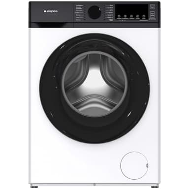 Aspes Lavadora 8Kg Carga Frontal Blanco AL8202AIDV. 1600W, 1200rpm, Motor Inverter, 11 Programas, Función Stop&Go, Tambor Diamante, Clase de Eficiencia Energética A