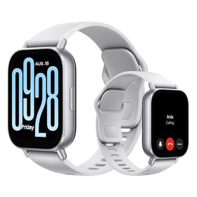 XIAOMI Redmi Watch 5 Active, Llamadas Bluetooth, Pantalla LCD de 2 Pulgadas, Monitor de frecuencia cardíaca, 140 Modos Deportivos, hasta 18 días de autonomía, Plata