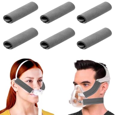 JEYORZY 6 pcs CPAP fundas para cinturón de seguridad para la mejilla, CPAP Fundas para cinturón de seguridad, almohadillas faciales cómodas para la reducción de manchas rojas y abolladuras