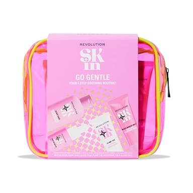 Revolution SKin, Go Gentle Starter Kit, Set Suave de Cuidado de la Piel con Limpiador, Tónico, Sérum e Hidratante, Vegano y Libre de Crueldad, 4 Productos