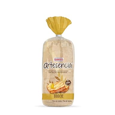 Bimbo - Pan de molde Brioche con Corteza rebanada Estilo Artesano, 550 g