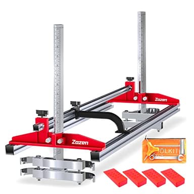 Zozen Chainsaw Mill 14-36, sierra de cadena, sierra portátil, sistema de guía de corte flexible para trabajadores de la construcción y carpintería