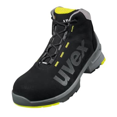 Uvex 1 Bota de Seguridad S2 SRC - Zapato Profesional de Trabajo - Punta Antiaplastamiento de Composite - Negro, Talla 42