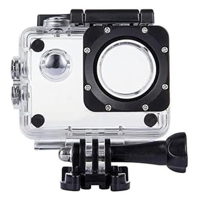 Waterproof Housing Case Compatible with AKASO EK7000/Pro Xtreme/SJCAM SJ4000/Xilecam X2/Vemont/Dragon Touch Vision3 YF/Apexcam M80AIR/COOAU SPC06 Action Camera, Protective Diving Shell