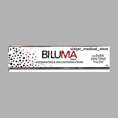 Biluma Crema despigmentante y relámpago para la piel, para un tono y brillo uniformes de la piel