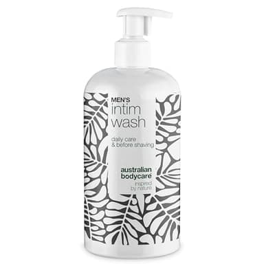 Gel Íntimo 500ml para Hombres contra Irritación, Picazón y Mal Olor – Con 4-Terpineol conocido del Tea Tree Oil, Ciruela Kakadu y Glicerina Hidratante