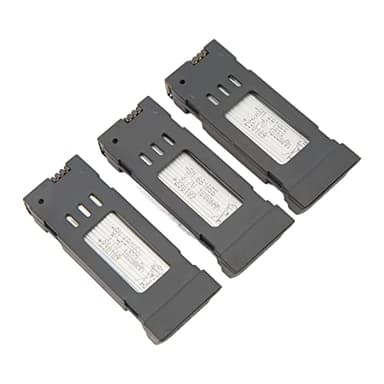 Xiuganpo Batería de Litio de Larga Duración de 3 Piezas para Drones RC con Cable 3 en 1 para E58 L800 JY019 S168 (1800mAh)
