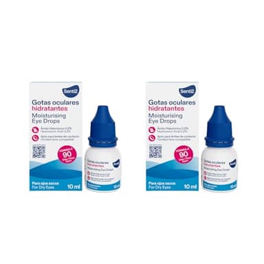 Senti2 Gotas Hidratantes para ojos secos 10 ml - paquete de 2