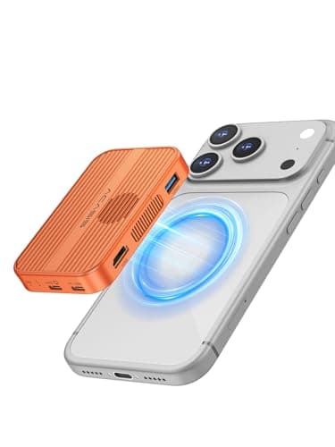 ACASIS 10Gbps Magnetic M.2 NVMe SSD Enclosure & USB C Docking Station with Cooling Fan for iPhone 17/16/15 Pro/Pro Max/Plus,Tool Free Installation,Support SSD Size 2230/2242/2260/2280 B+M M -Key