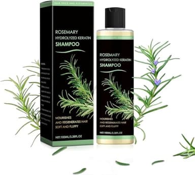 Champú Orgánico Para El Crecimiento Del Cabello Con Romero, Champú Orgánico Para Dar Grosor Al Cabello Con Queratina Hidrolizada, Champú Fortalecedor Para Cabello Fino Y Caída Del Cabello,1pc