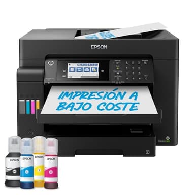 Epson Impresora multifunción EcoTank ET-16605 A3+ con depósito de Tinta, conexión Wi-Fi y fax