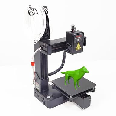 Ouitble Impresora 3D de alta precisión, 10-40 mm/s, mini máquinas de impresión 3D para principiantes, bricolaje, soporta filamento PLA TPU de 1,75 mm, impresora 3D para principiantes con 1 clic