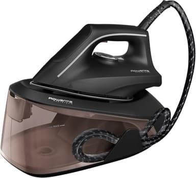 Rowenta Easy Steam - Centro de planchado de 2400 W, Alta presión 5,4 bares, Golpe de vapor de 210 g/min, Vapor continuo de 110 g/min, Suela Airglide con depósito de 1,4 L y Modo Eco, VR5120