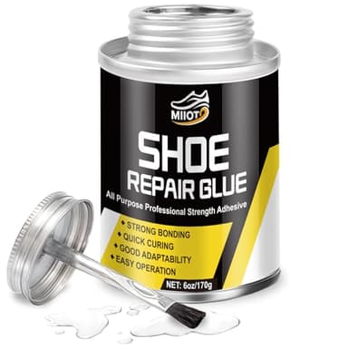 Miioto Pegamento para Zapatos, Pegamento Zapatos, Cola Zapatero Profesional, para Cuero, Caucho, Plástico, PVC, Impermeable, 170g