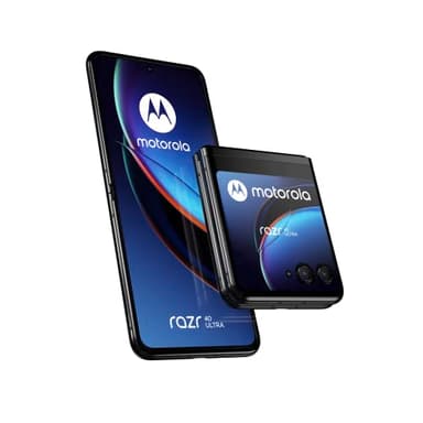 Motorola RAZR 40 Ultra, 8/256GB, procesador Snapdragon 8+ Gen 1, diseño plegable, cámara Flex View, batería 3800 mAh, carga rápida 33 W, Dual SIM/eSim, Negro