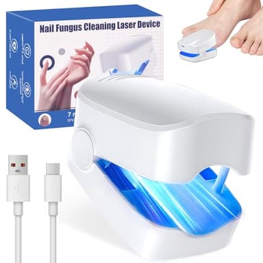 Dispositivo de Tratamiento de Hongos en las Uñas, Aparato de Tratamiento Láser de Hongos de Uñas Hongos de Uñas de Los pies Limpieza Reparación de Uñas Tratamiento de Hongos de Uñas.