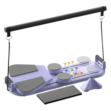 Tabla De Pilates para Entrenamiento En Casa, 5 En 1 Equipo De Entrenamiento, Máquina para Core Y Abdominales, para Hombres Atletas Principiantes Entusiastas del Fitness Practicantes De Yoga