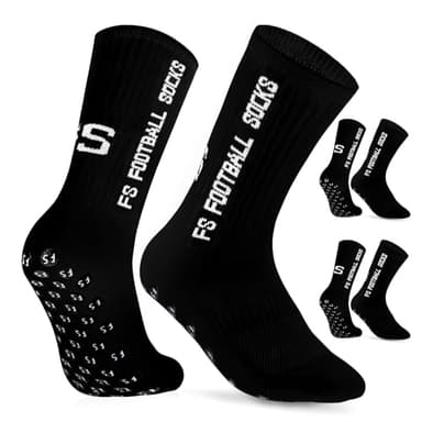 AVABEST Calcetines de fútbol para hombre 2 pares Calcetines de agarre para fútbol para hombres 35-39 39-46 46-50 Calcetines de fútbol Antideslizantes Calcetines deportivos para baloncesto Correr