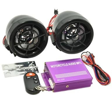 De Audio para Motocicleta - Reproductor Musical para Manillar De Motocicleta,Accesorios Versátiles para Conducción De Adultos Y Adolescentes con Experiencia Mejorada