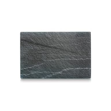 Zeller 26256 Tablas para Cortar, Vidrio, Gris, 30x20x3 cm