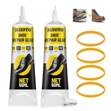 Miioto - Pegamento para zapatos, suela extra fuerte, pegamento profesional para reparar todo tipo, impermeable y resistente a la humedad