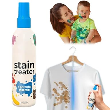 OIXYAZ 1 Piezas Stain Treater Spray,Elimina Eficazmente Manchas de Comida,Stain Remover,Quitamanchas portatil,Grasa y Café de Ropa, Ropa Interior y Telas,120 ml